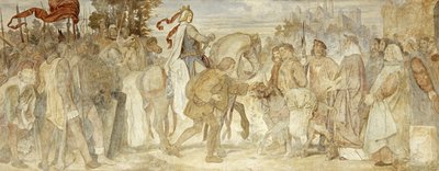 Ich suche meinen Esel, Wartburg, c.1854-55 von Moritz Ludwig von Schwind